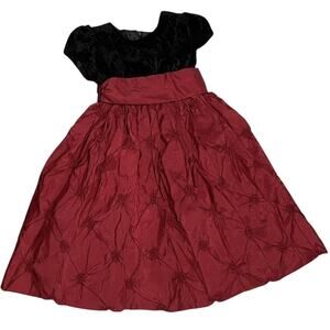 Cinderella Girl Red Holiday Christmas Dress Sz. 3/3T